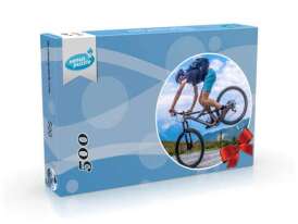 Imagen que muestra el Puzzle personalizado redondo 500 en caja