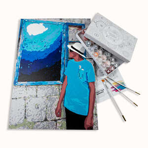 Pintar por números 35x50-en MARCO - 50 x 35 cm