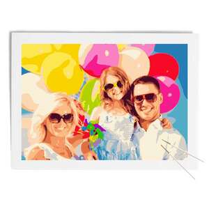 Pintura por números 35x50-MARCO DIY  -  Piezas