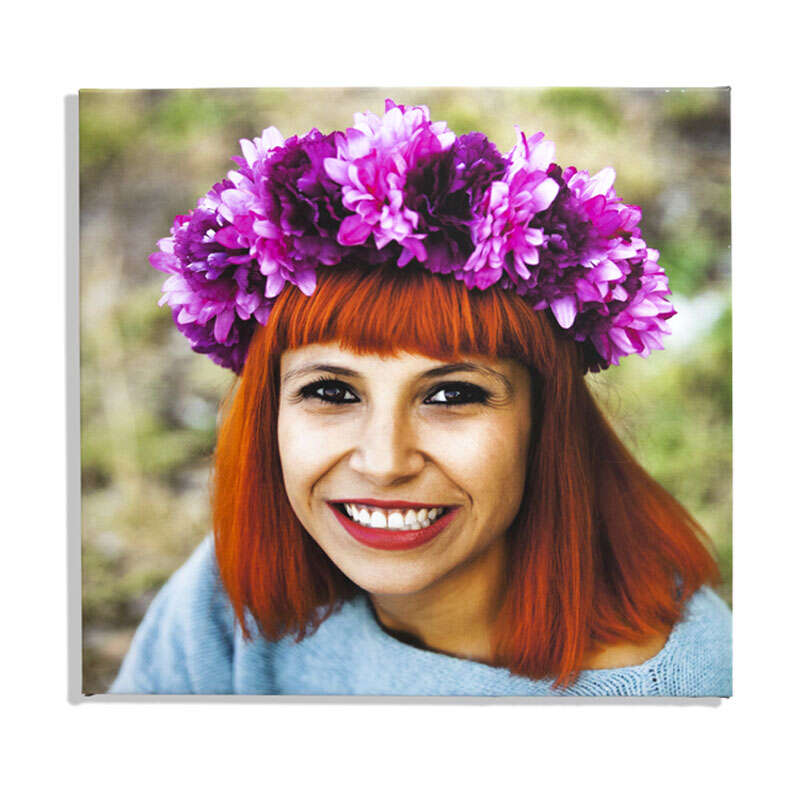 Lienzo personalizado con foto de pareja para aniversario